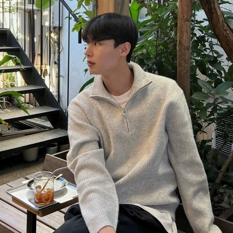 Korean Loose Simple Knit Sweater