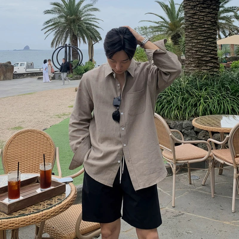 Summer Linen Casual Shirt