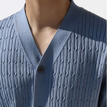 Korean Trend V-Neck Knit Cardigan