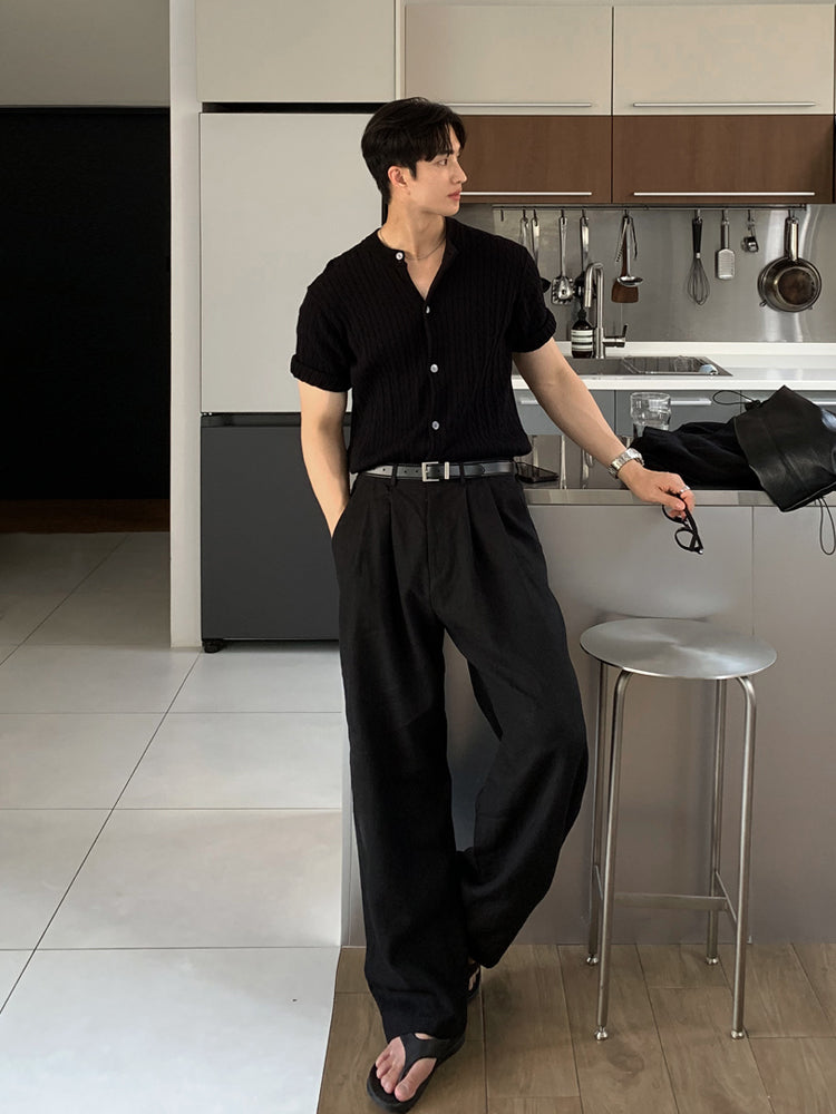 Breezy Chic Loose-fit Linen Pants