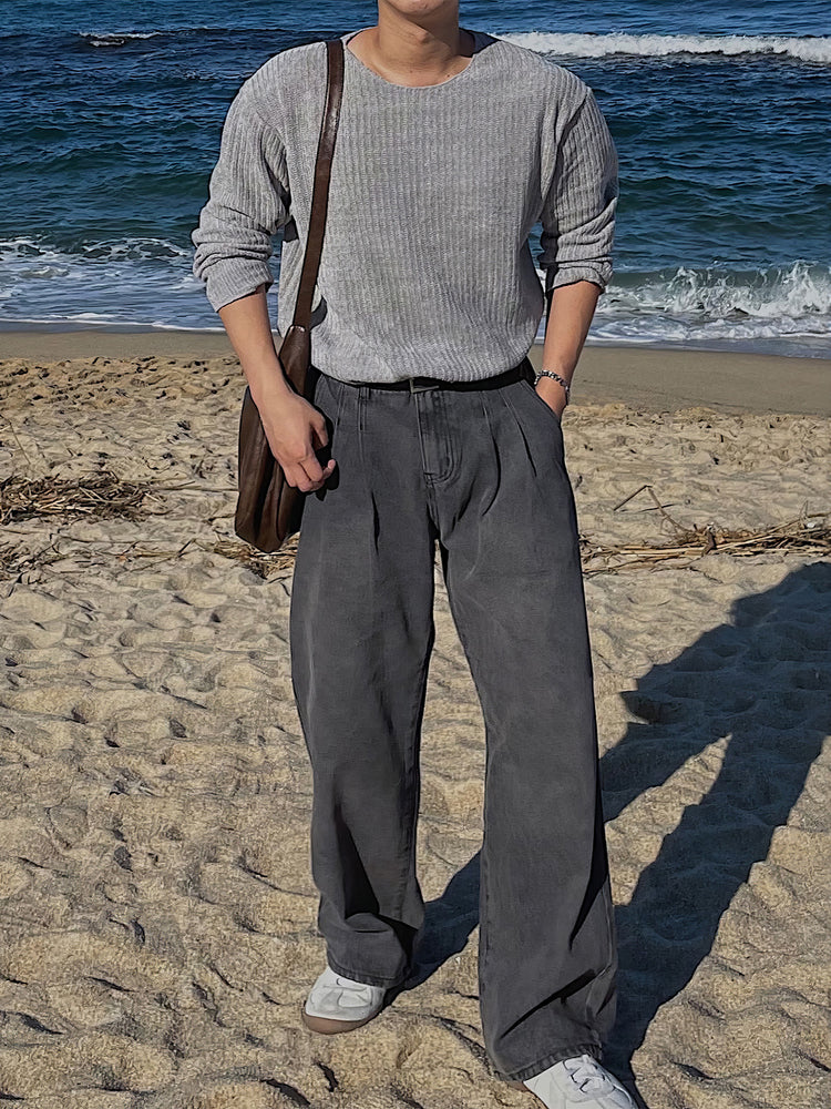 Korean Knit Casual Long Sleeve