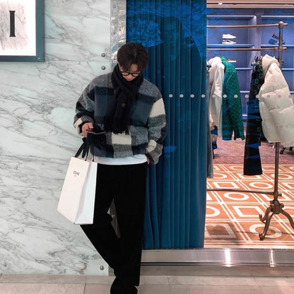 Korean Trend Colorful Knit Sweater