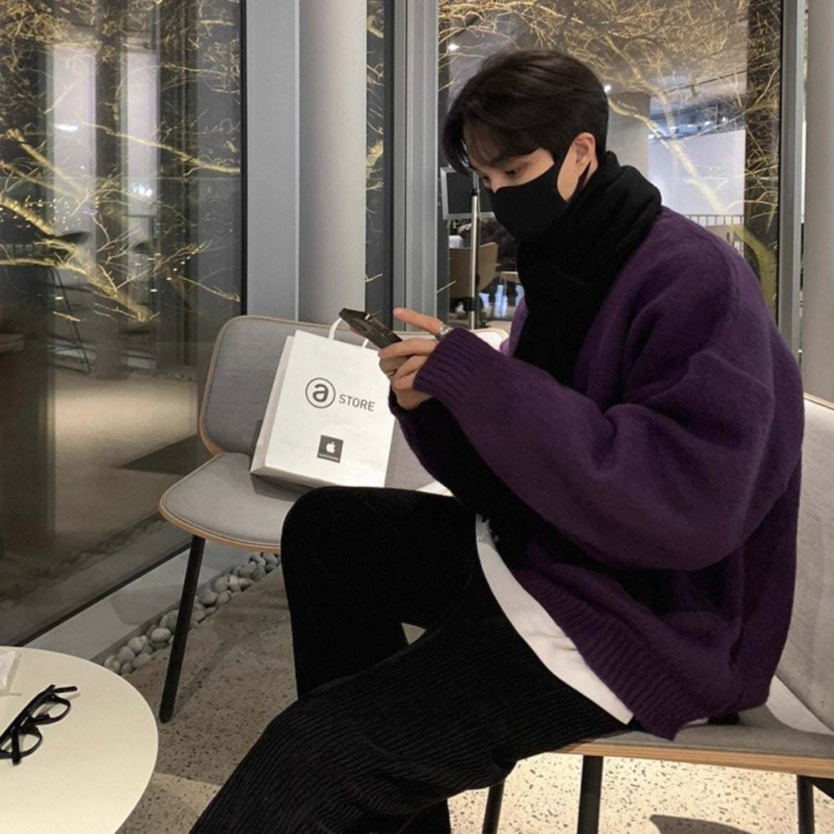 Korean Casual Mohair Sweater