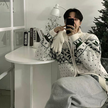 Chic Double-Zip Sweater