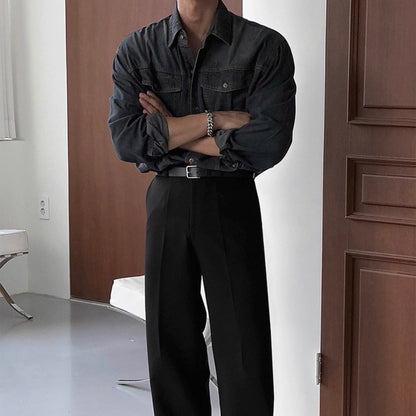 Casual Denim Shirt Jacket