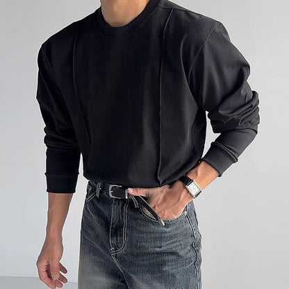 Minimal Line Long Sleeve T-Shirt