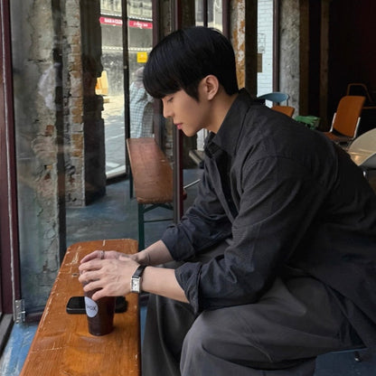 Casual Loose Long-Sleeve Shirt