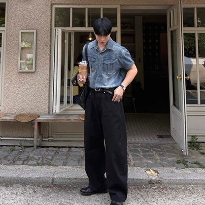Korean Style Denim Shirt
