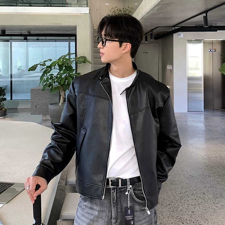 Men's High Sense Leather Jacket