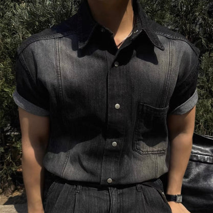 Vintage Washed Denim Shirt
