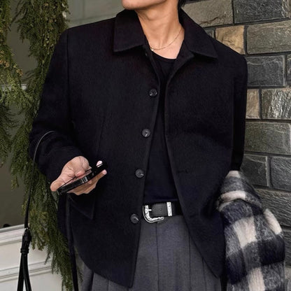 Minimal Wool Short Jacket