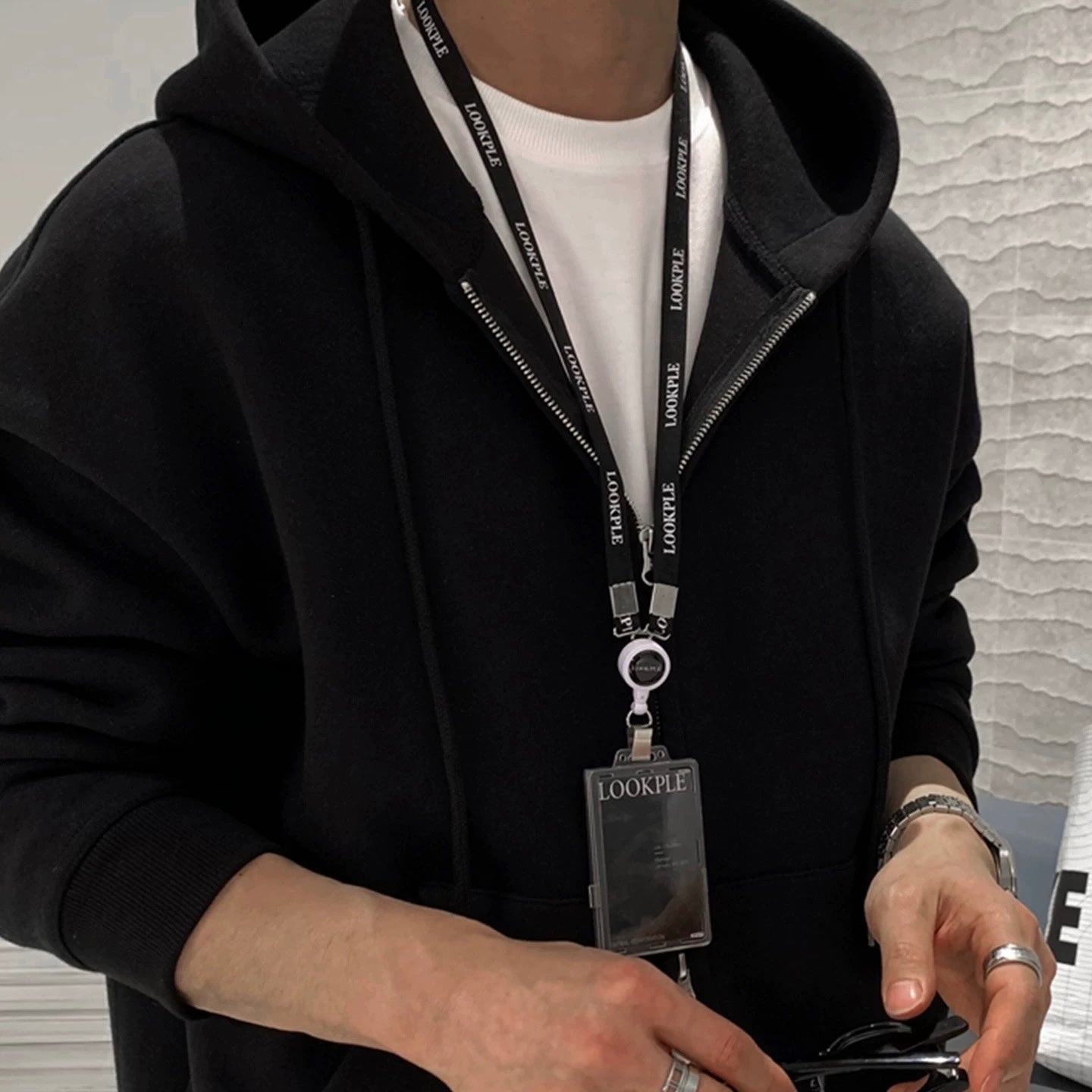 Hooded Cardigan Setup