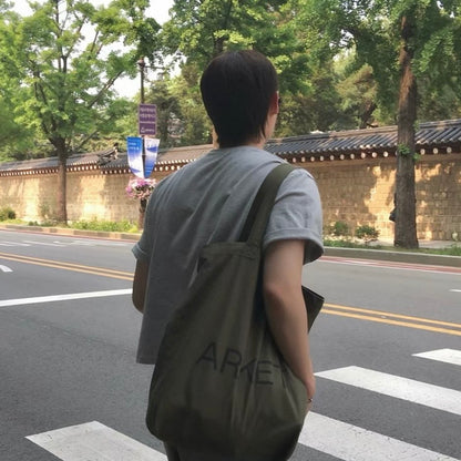 Korean Minimalist Cropped T-Shirt