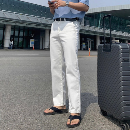 Korean Style White Jeans