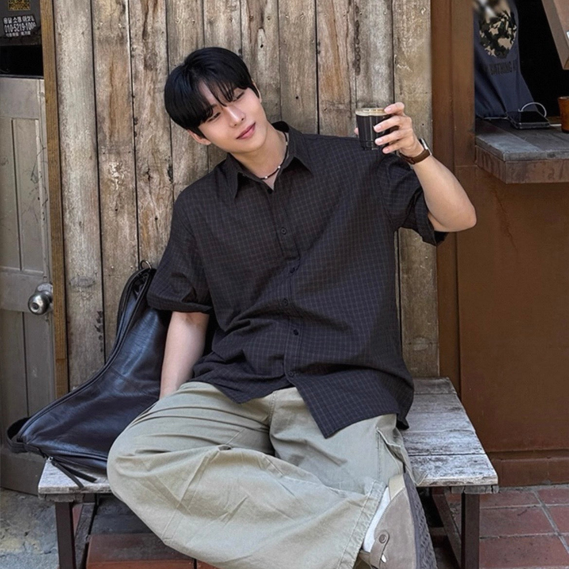 Korean Style Short-Sleeve Shirt