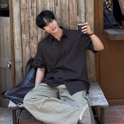 Korean Style Short-Sleeve Shirt