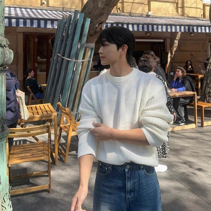 Korean Loose Knit Pullover