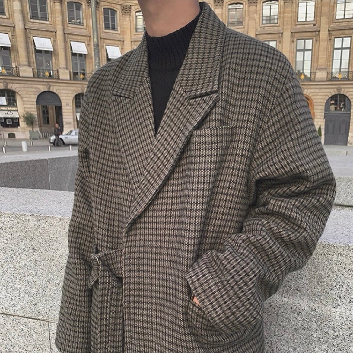 Korean Tweed Windbreaker Jacket