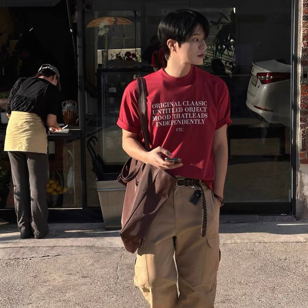Gangster Style Printed T-Shirt