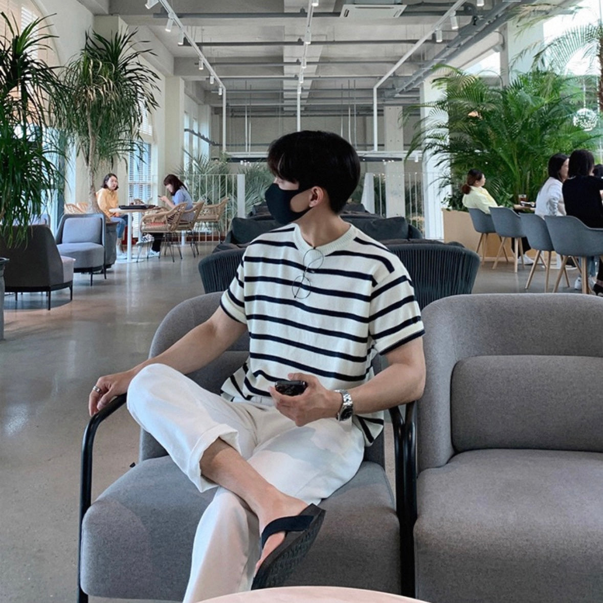 Korean Style White Jeans
