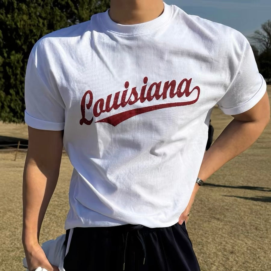 Vintage Print Slim-Fit T-Shirt