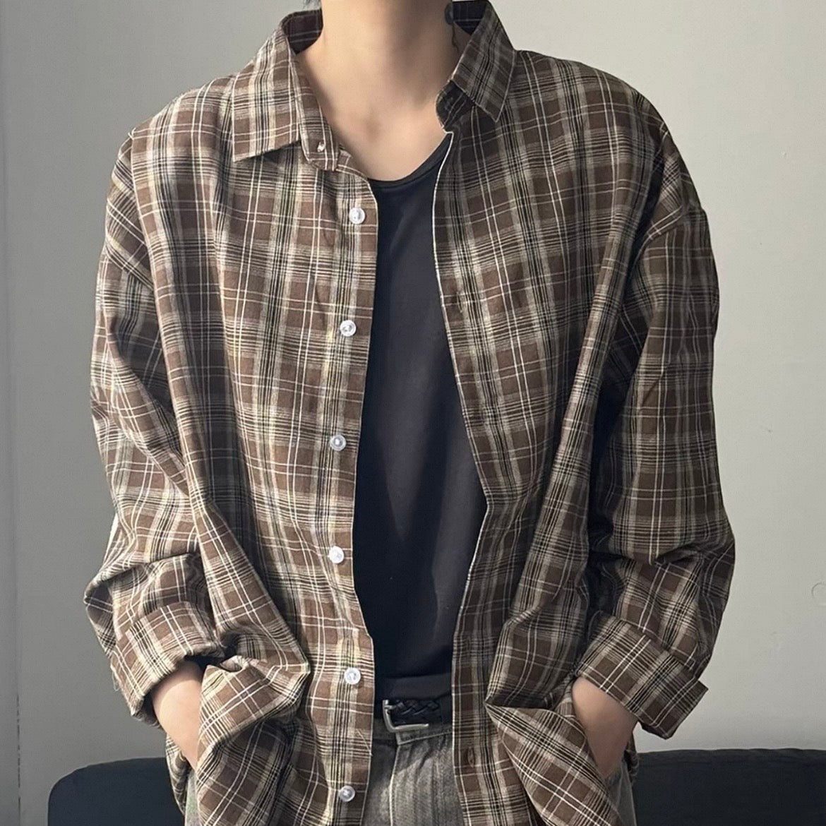 Retro Tie-Dye Long Sleeve Shirt