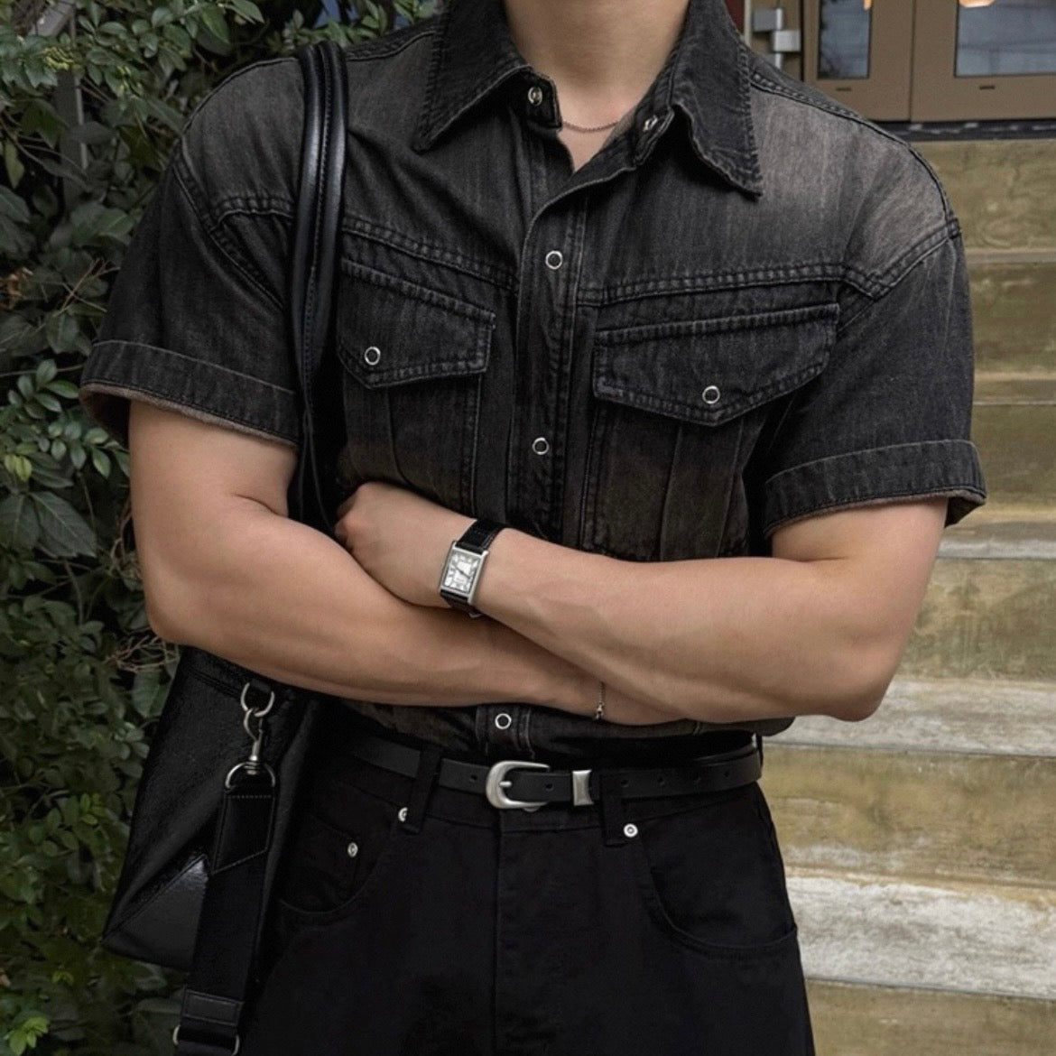 Korean Style Denim Shirt