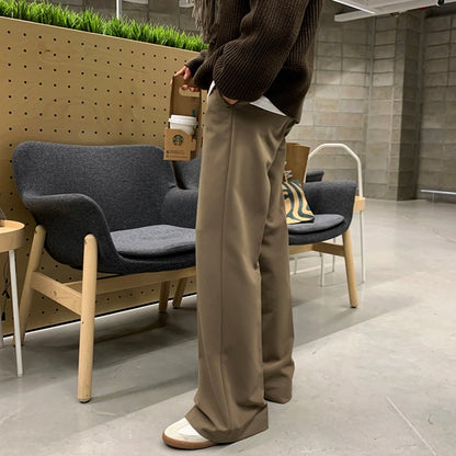 Casual straight suit pants