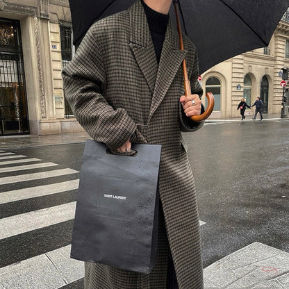 Korean Tweed Windbreaker Jacket