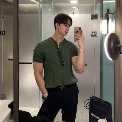 Bisher Summer Breeze Henley Tee