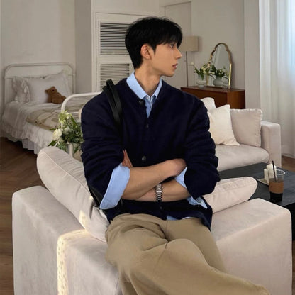 Korean-Style Long Sleeve Shirt