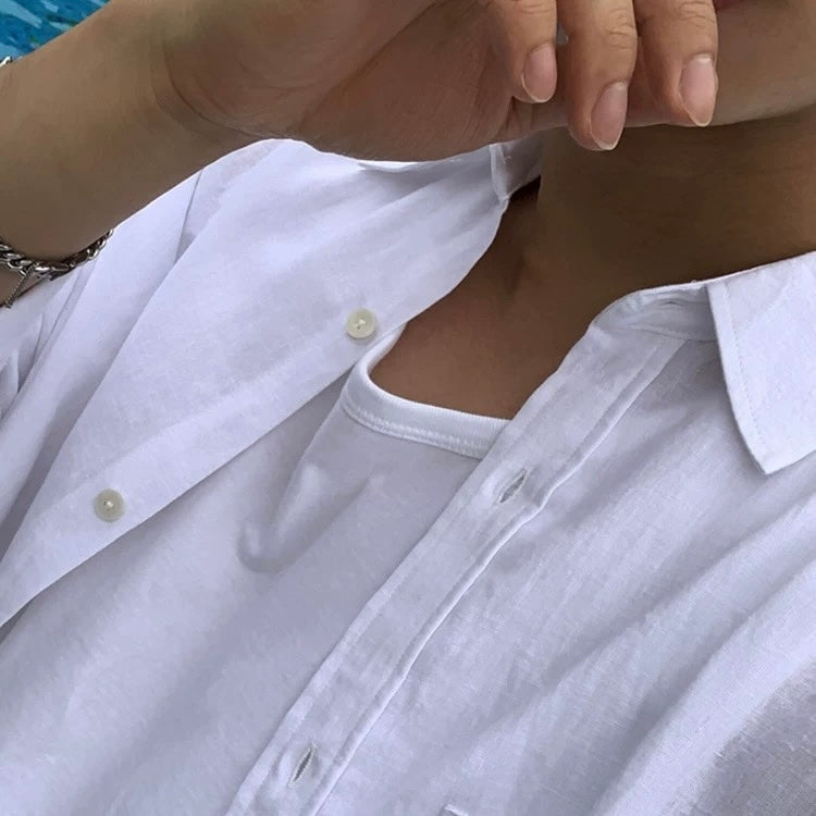 Linen Long Sleeve Shirt