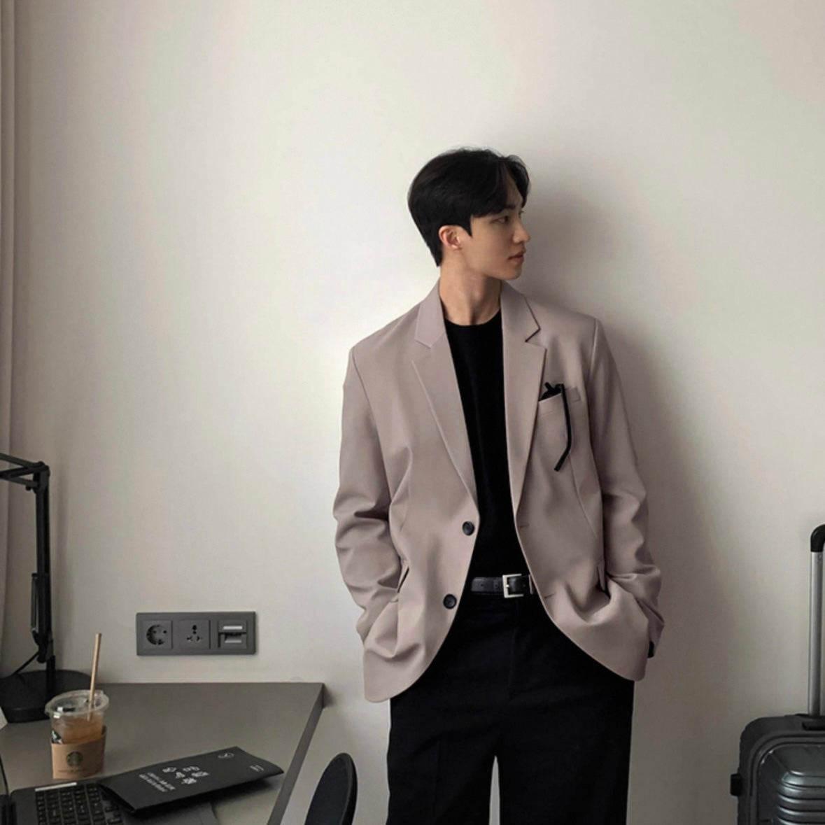 Spring Men's Casual Suit Jackets