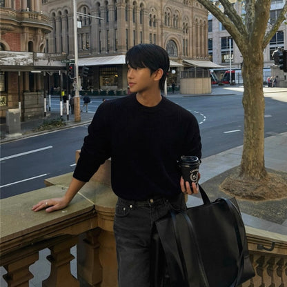 Korean Loose Knit Pullover