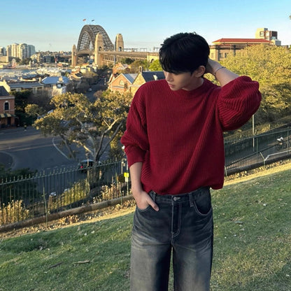 Korean Loose Knit Pullover
