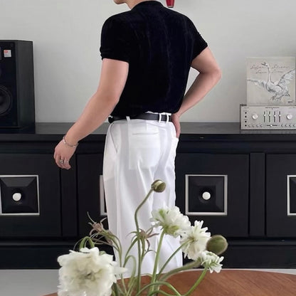 Minimal Henley Fit Tee