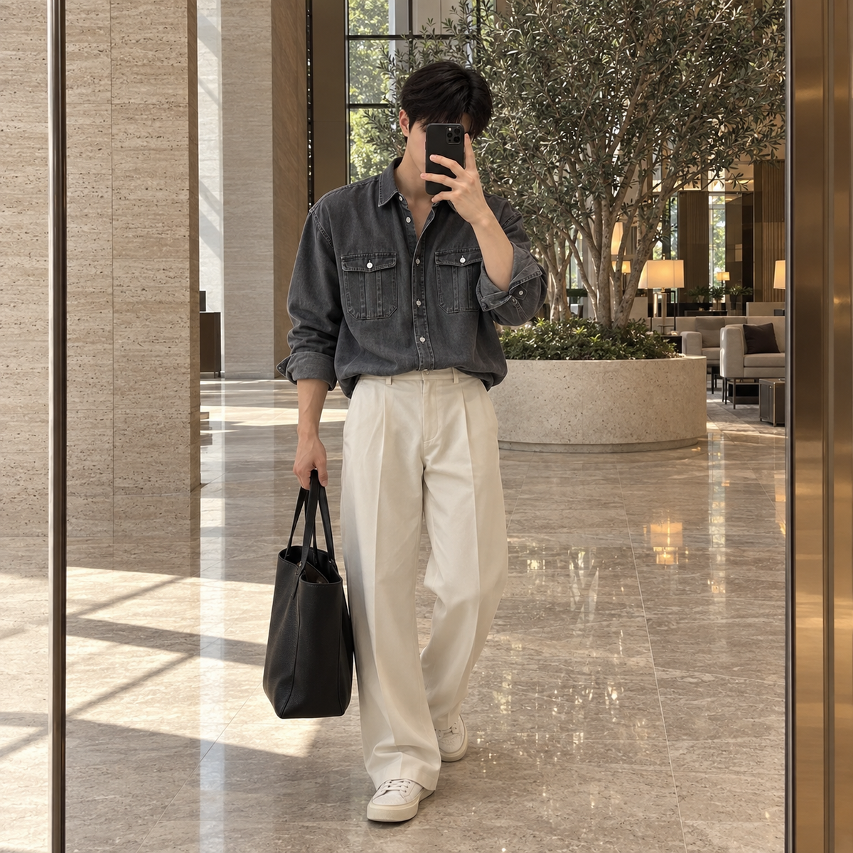 Fall Design Sense Lapel Shirt