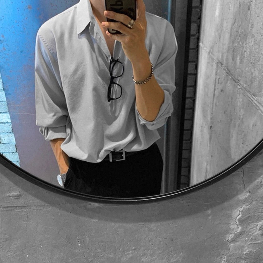 Casual Solid Color Shirt