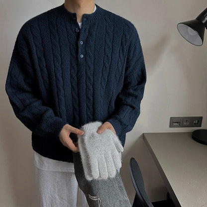 Korean Casual Pullover Knit Sweater