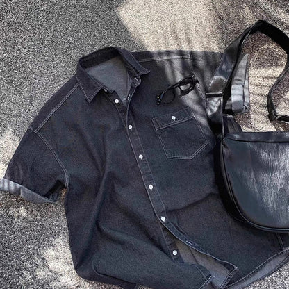Korean Stylish Casual Denim Shirt