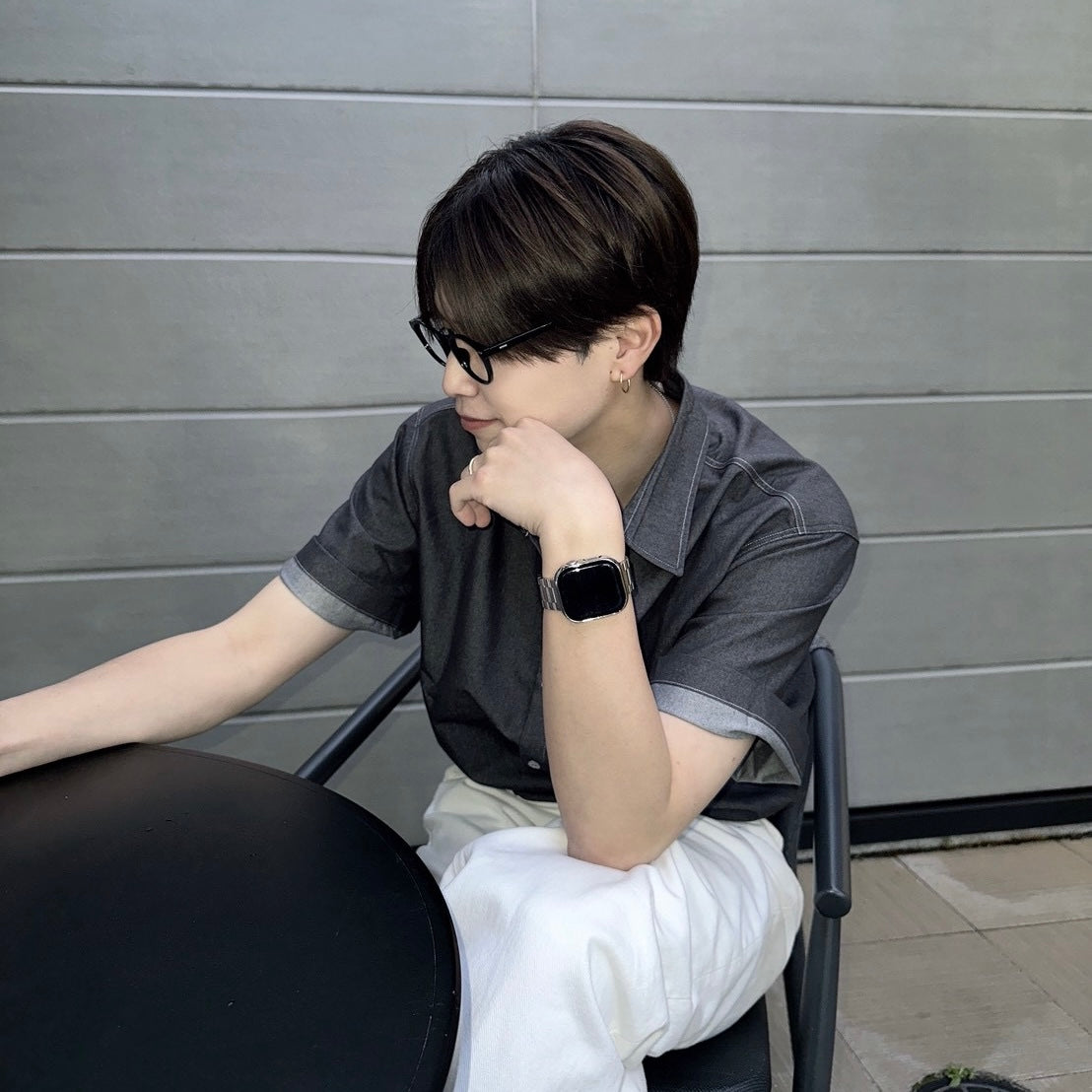 Korean Stylish Casual Denim Shirt