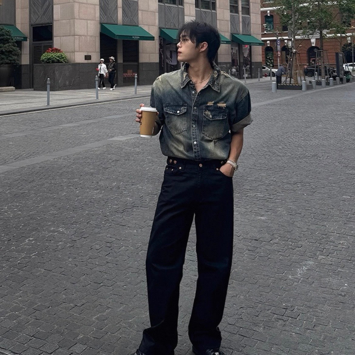 Casual Loose Denim Shirt