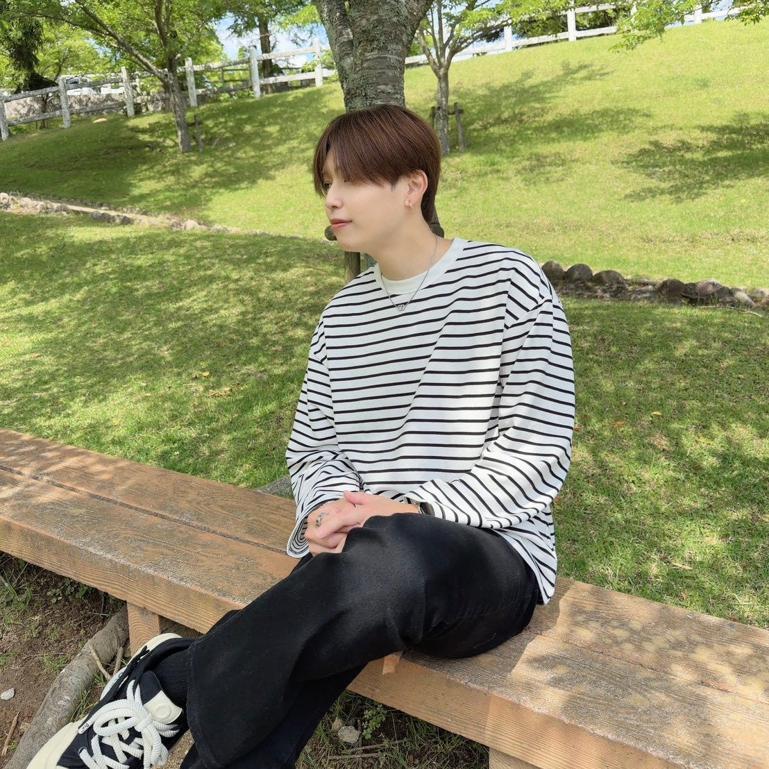 Casual Striped Long Sleeve T-Shirt