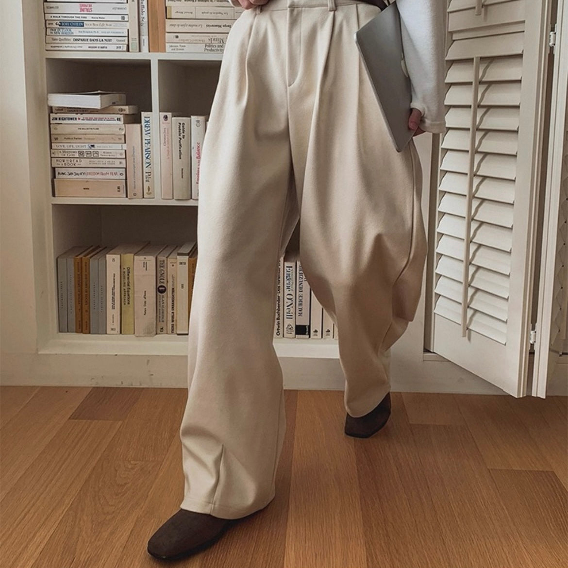 Winter Wide-Legged Commuter Pants