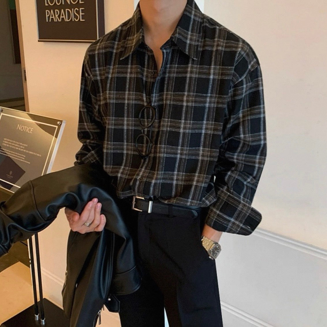 Plaid Long Sleeve Shirt