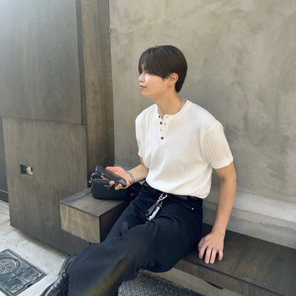 Bisher Summer Breeze Henley Tee