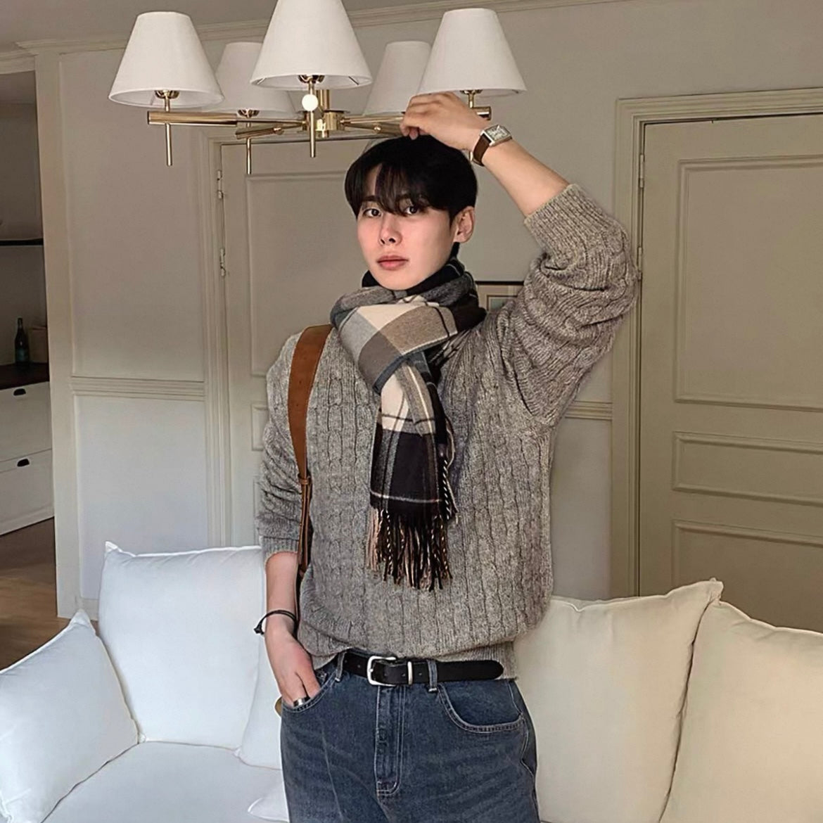 Casual Knit Sweater Coat