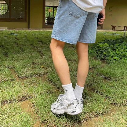 Retro Loose Denim Shorts