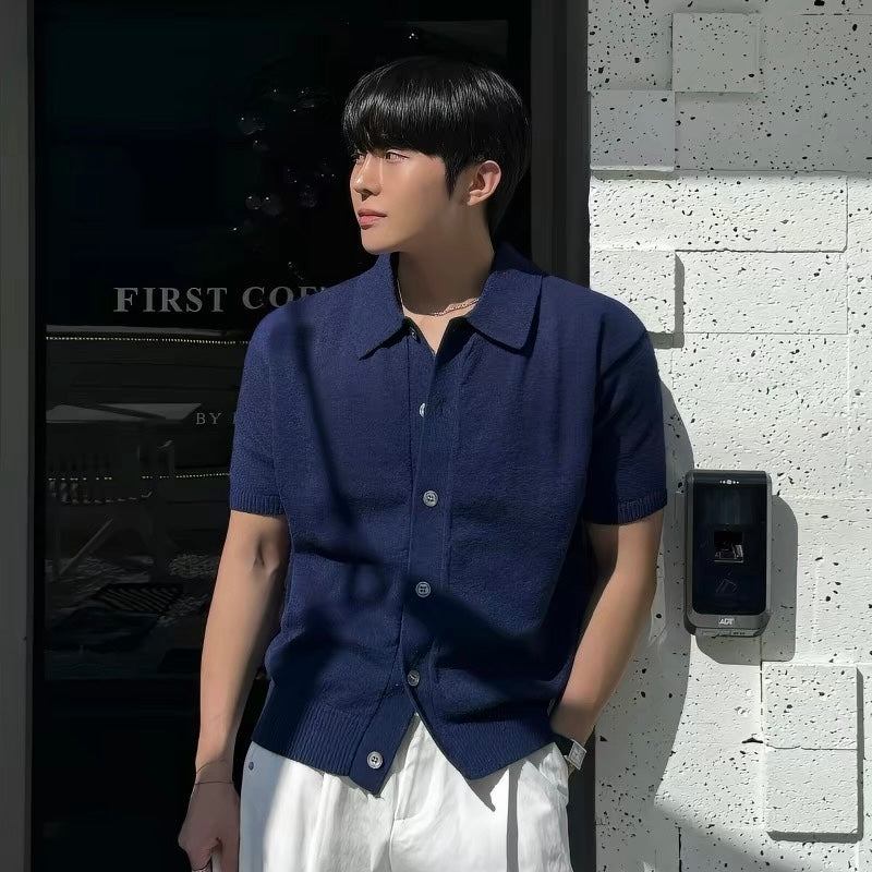 Slim Knit Cardigan T-Shirt