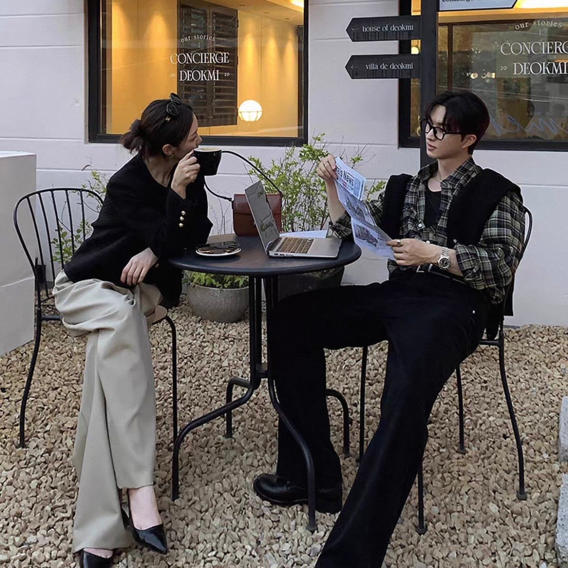 Retro Plaid Casual Shirt